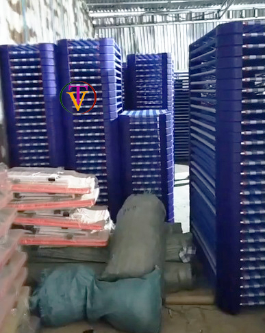 Giường lưới mầm non kho xưởng thiết bị đồ chơi Trí Việt